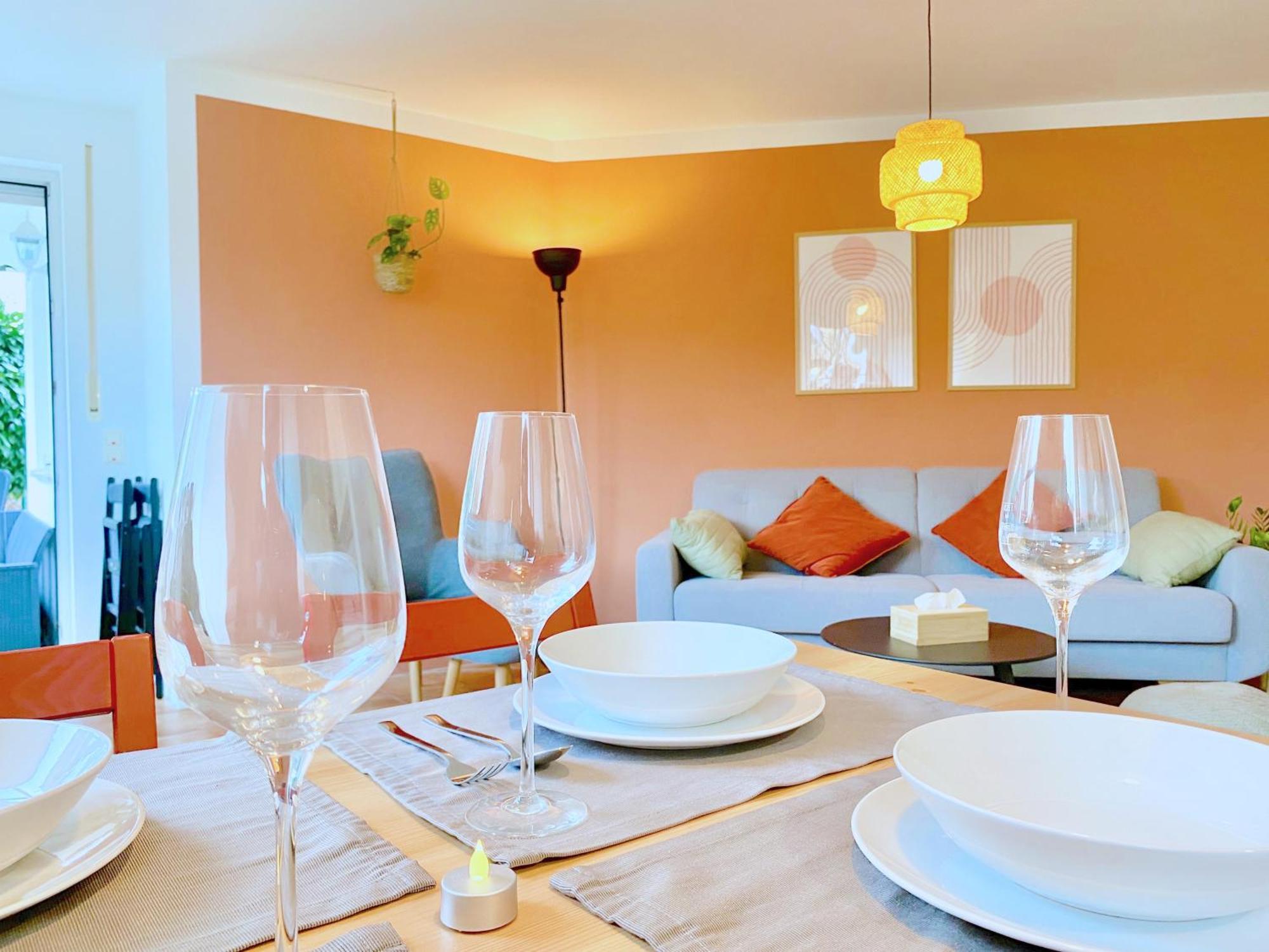 Snug Stays I 3 Zimmer Design Apartment Am See Mit Garten I Home Office I Highspeed Wifi Weßling Exterior foto